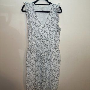 Faux Wrap Floral Dress